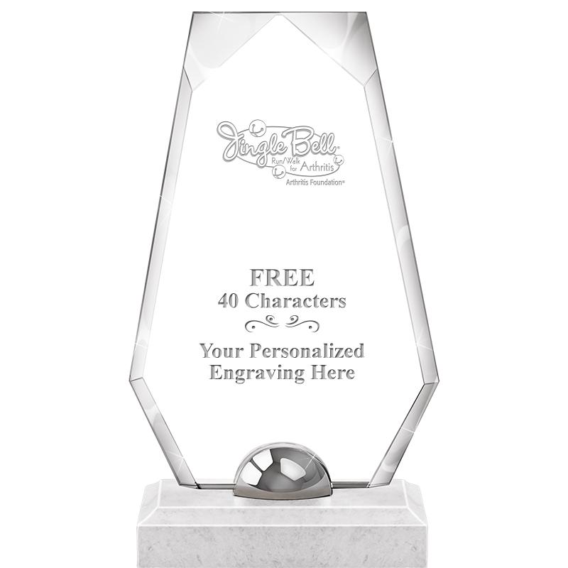 9.5" TURIN TRAPEZOID CRYSTAL