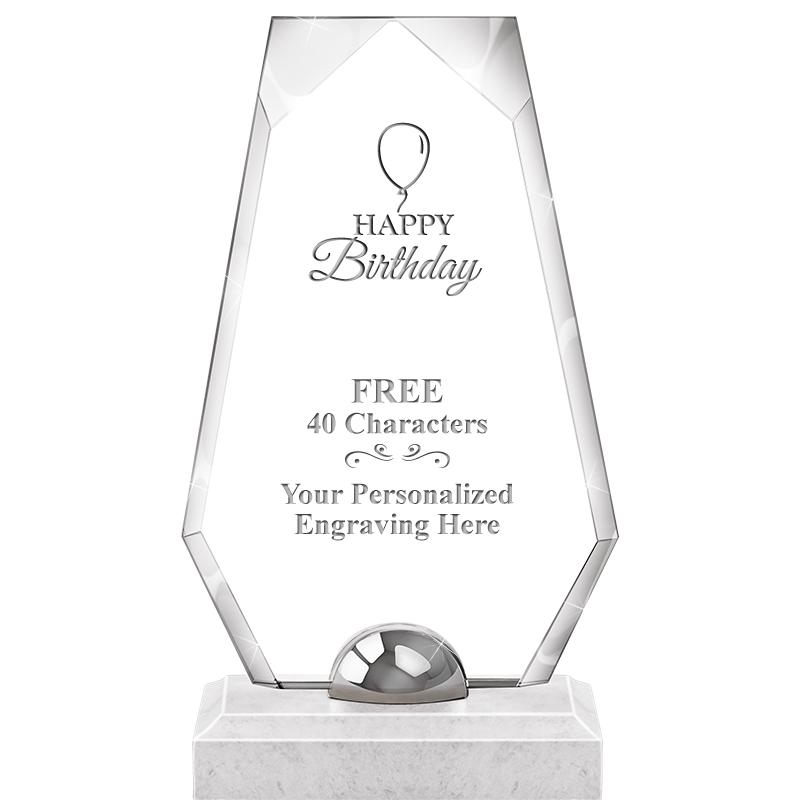 9.5" TURIN TRAPEZOID CRYSTAL