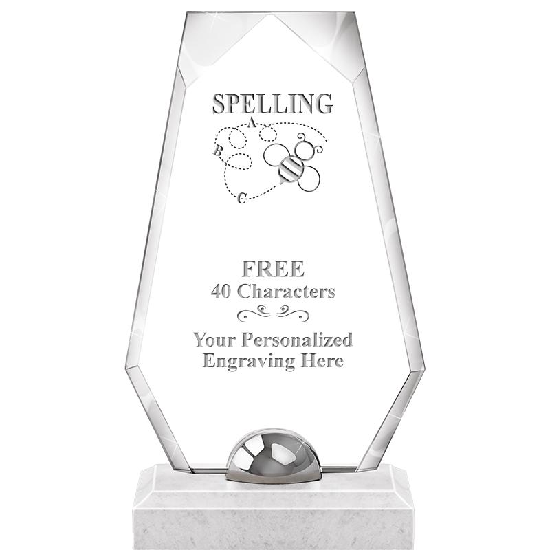 9.5" TURIN TRAPEZOID CRYSTAL