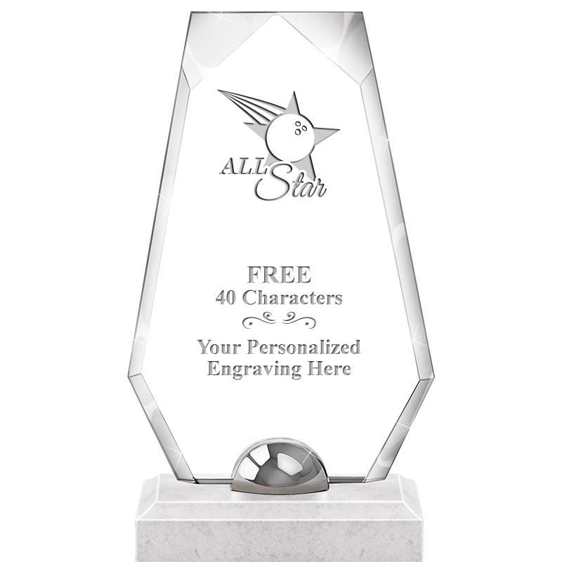 9.5" TURIN TRAPEZOID CRYSTAL