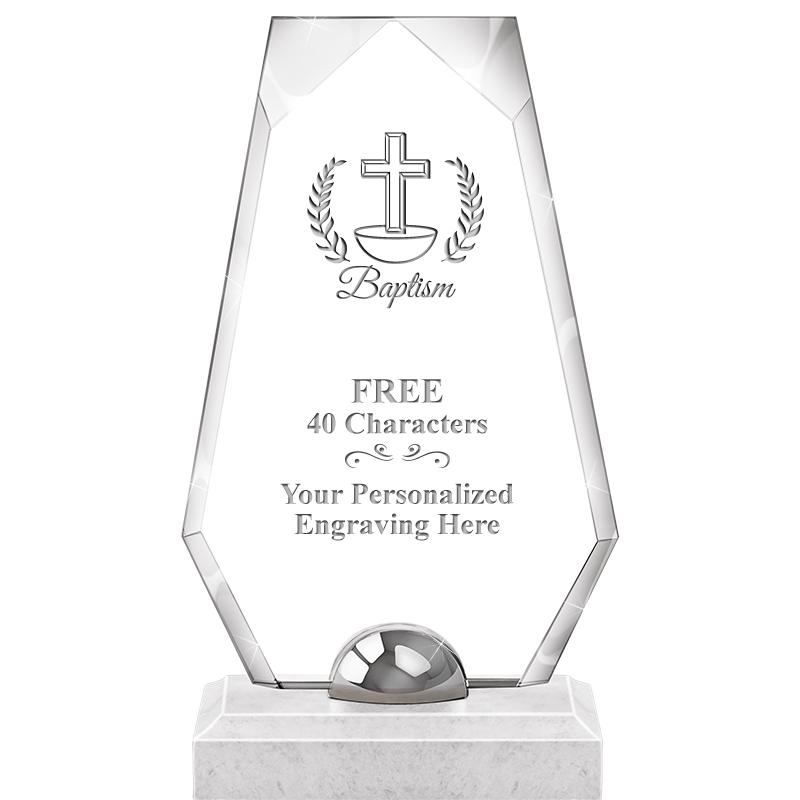 9.5" TURIN TRAPEZOID CRYSTAL