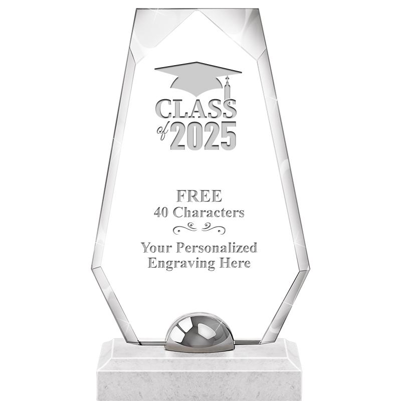 9.5" TURIN TRAPEZOID CRYSTAL