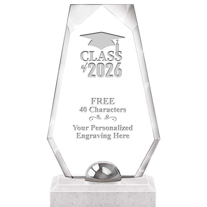 9.5" TURIN TRAPEZOID CRYSTAL