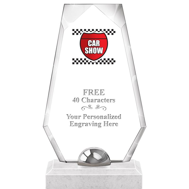 9.5" TURIN TRAPEZOID CRYSTAL