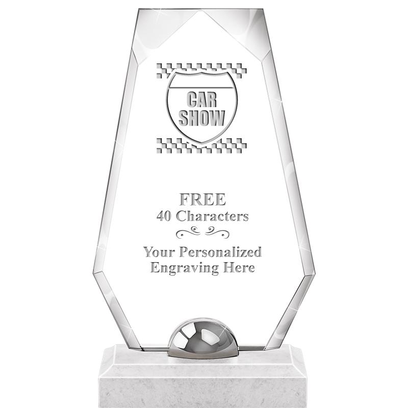 9.5" TURIN TRAPEZOID CRYSTAL