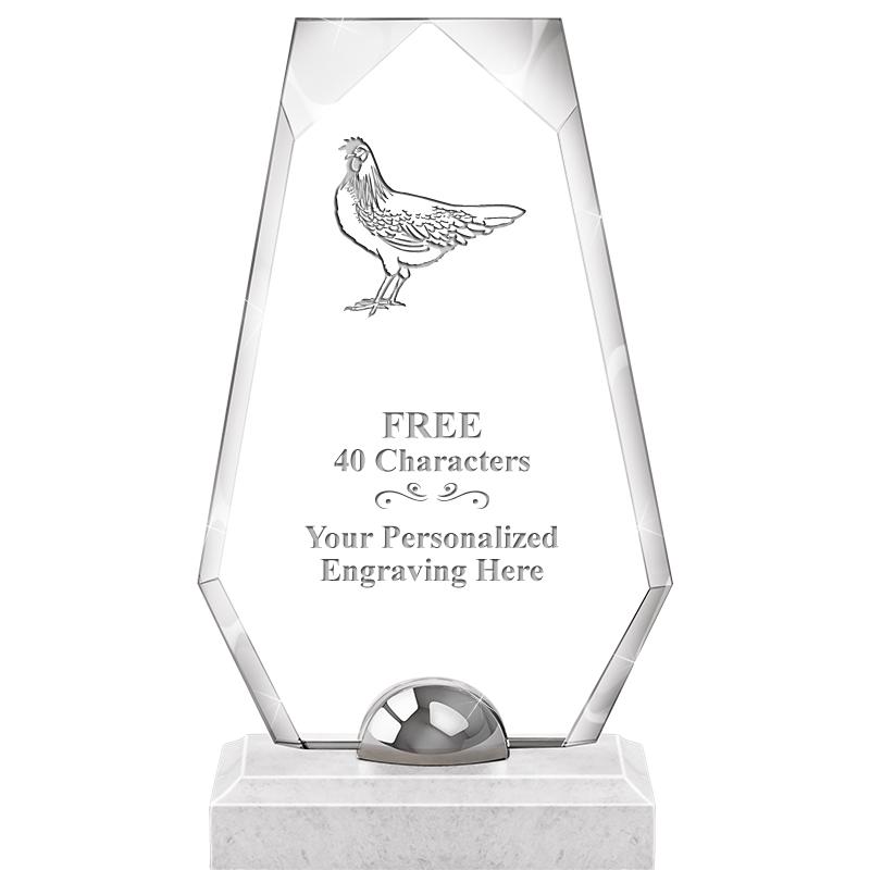 9.5" TURIN TRAPEZOID CRYSTAL