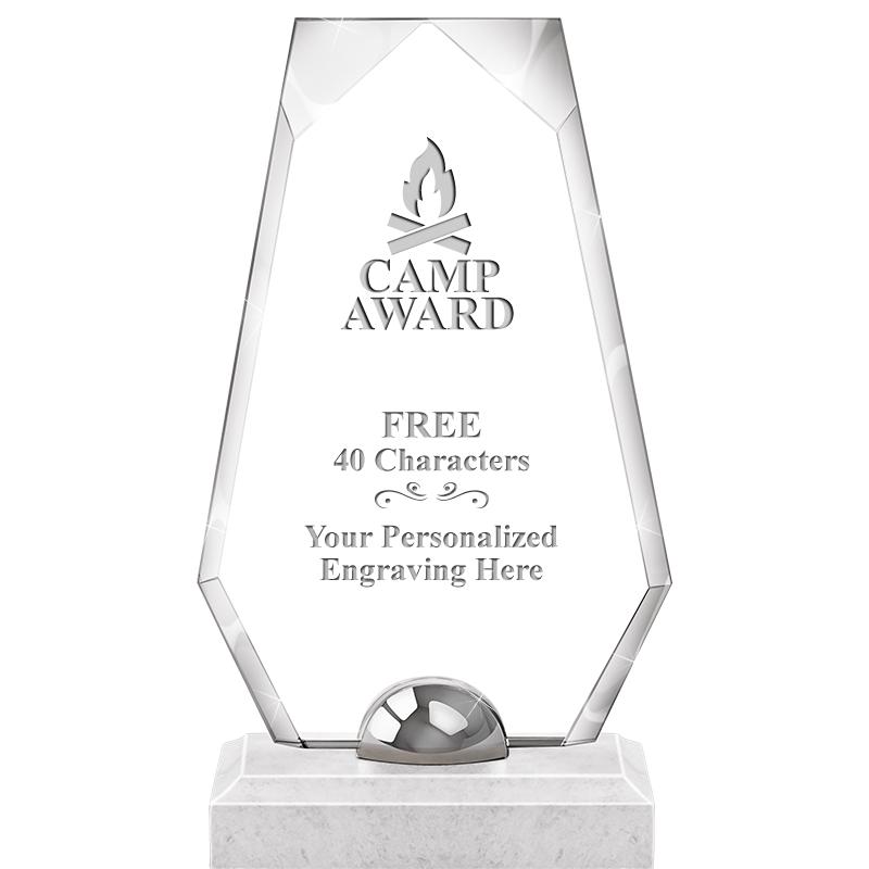 9.5" TURIN TRAPEZOID CRYSTAL