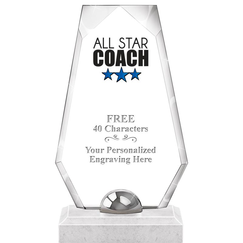 9.5" TURIN TRAPEZOID CRYSTAL