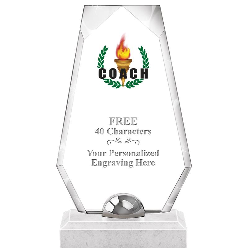 9.5" TURIN TRAPEZOID CRYSTAL