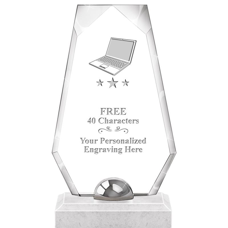 9.5" TURIN TRAPEZOID CRYSTAL