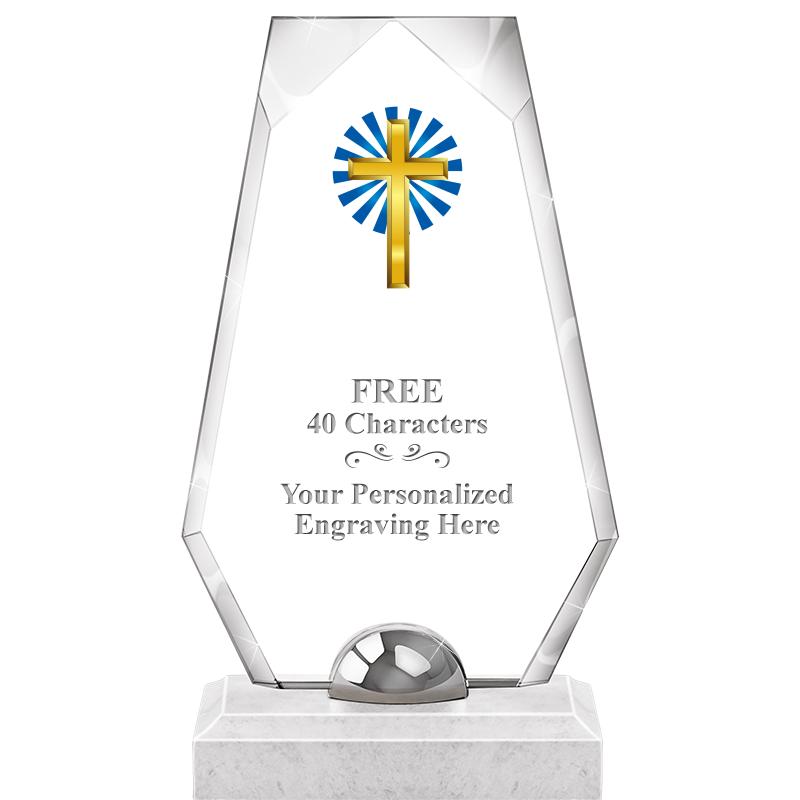 9.5" TURIN TRAPEZOID CRYSTAL