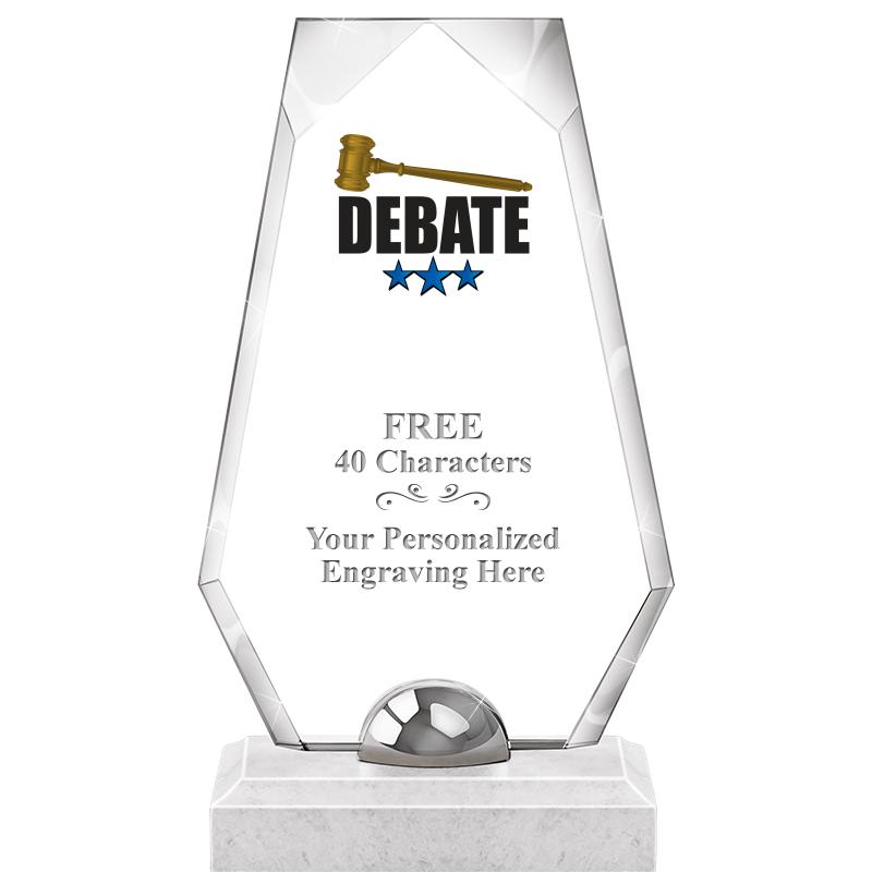 9.5" TURIN TRAPEZOID CRYSTAL