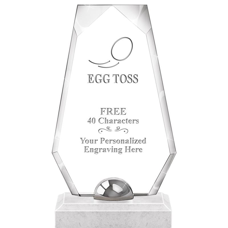 9.5" TURIN TRAPEZOID CRYSTAL