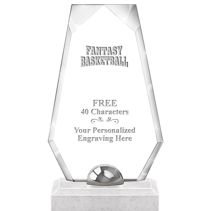 9.5" TURIN TRAPEZOID CRYSTAL