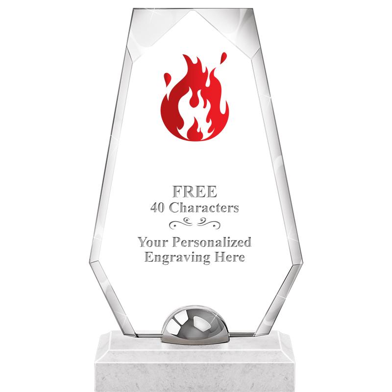 9.5" TURIN TRAPEZOID CRYSTAL