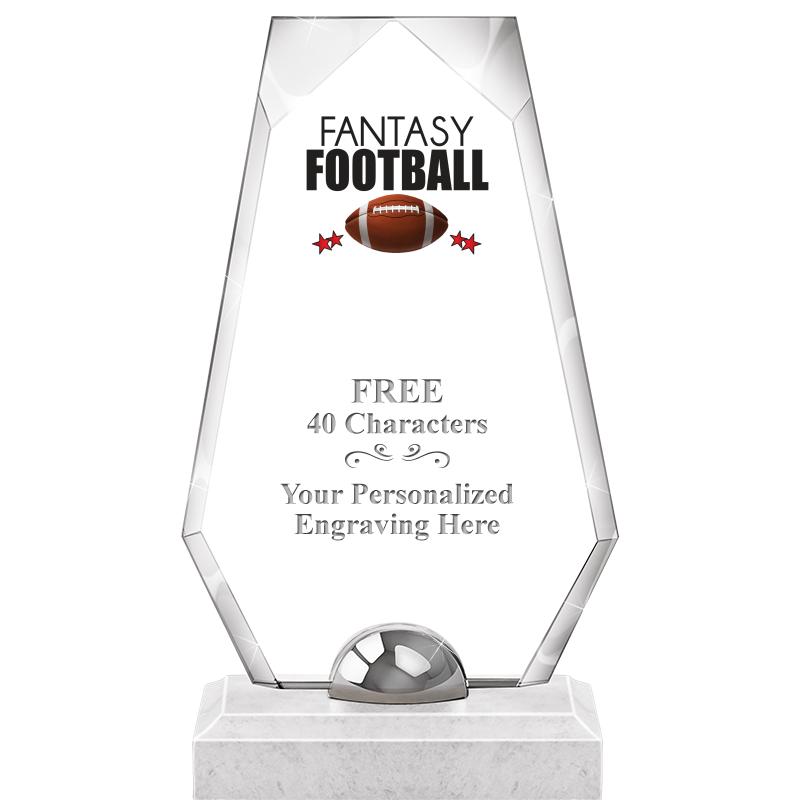 9.5" TURIN TRAPEZOID CRYSTAL