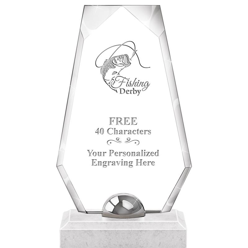 9.5" TURIN TRAPEZOID CRYSTAL