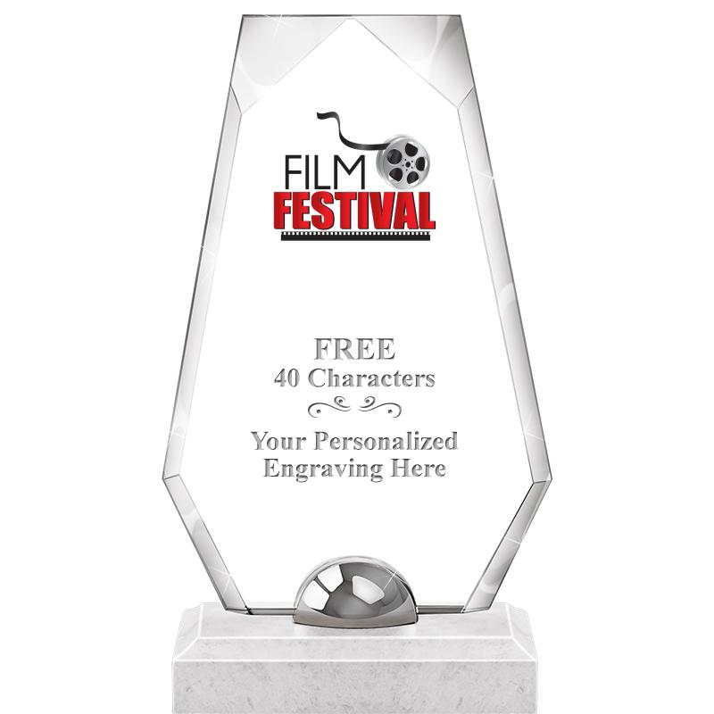 9.5" TURIN TRAPEZOID CRYSTAL