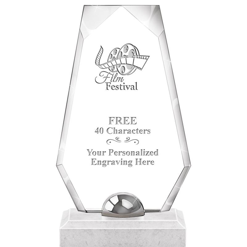 9.5" TURIN TRAPEZOID CRYSTAL