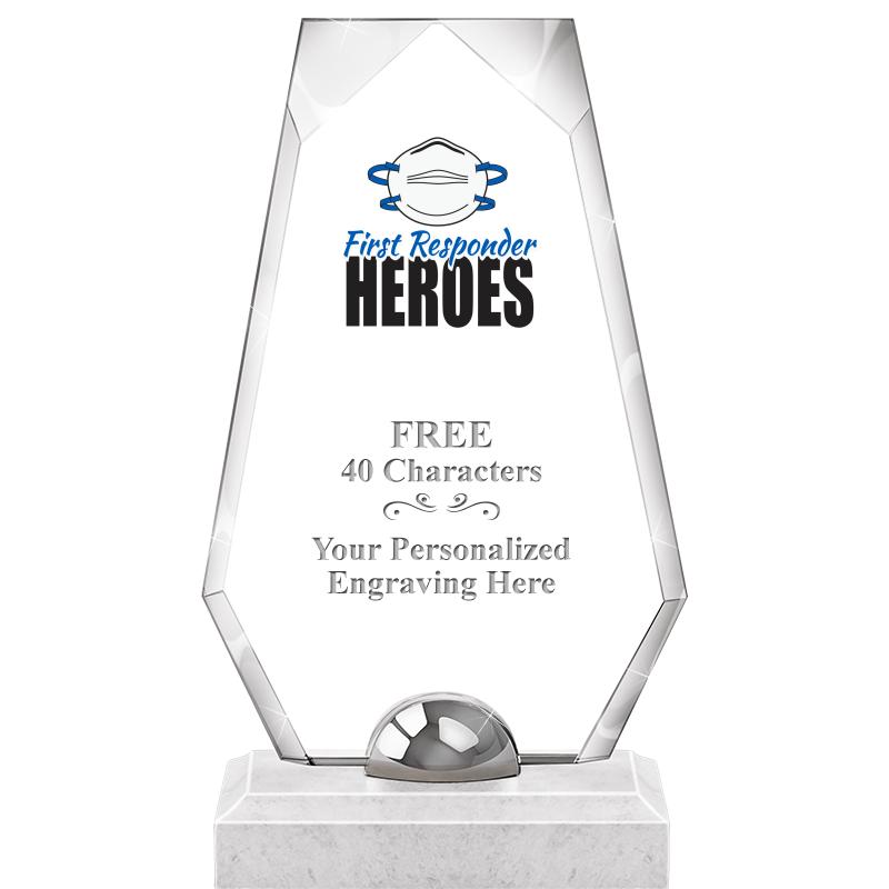 9.5" TURIN TRAPEZOID CRYSTAL