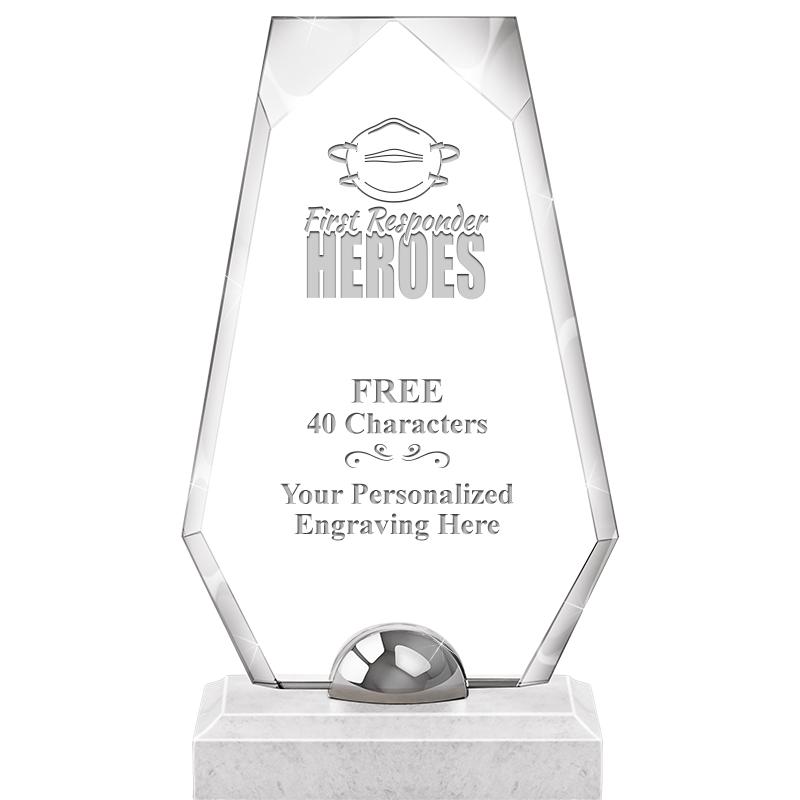 9.5" TURIN TRAPEZOID CRYSTAL