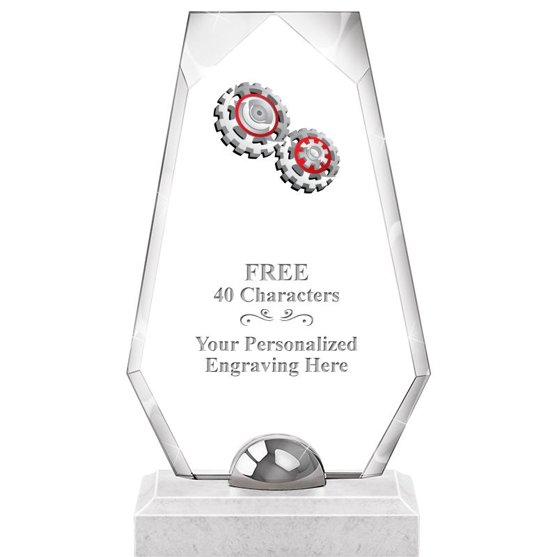 9.5" TURIN TRAPEZOID CRYSTAL