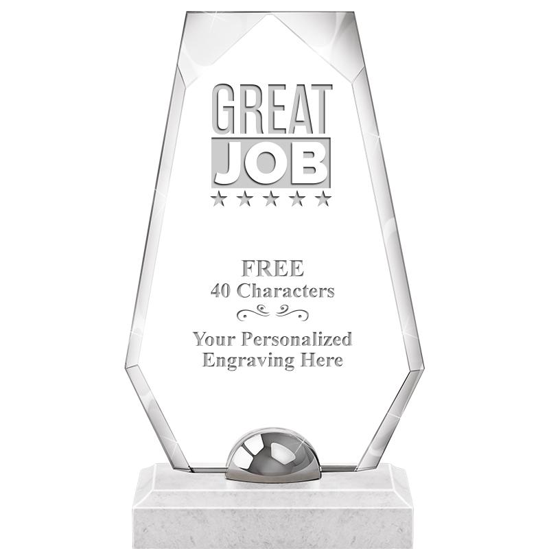 9.5" TURIN TRAPEZOID CRYSTAL