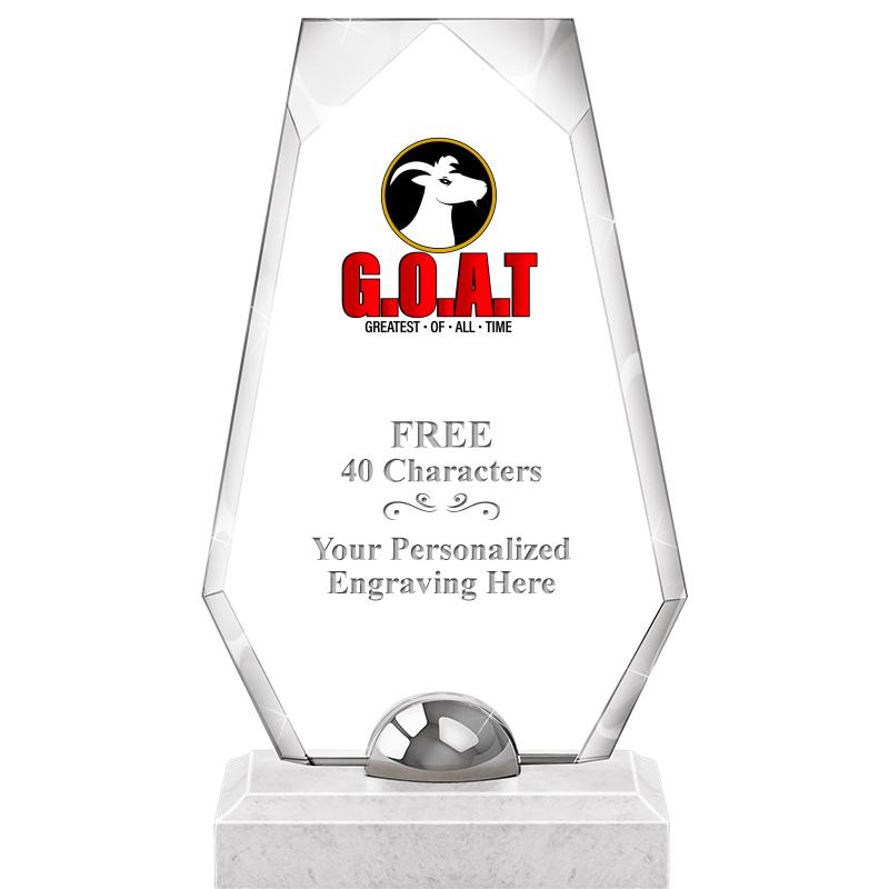 9.5" TURIN TRAPEZOID CRYSTAL