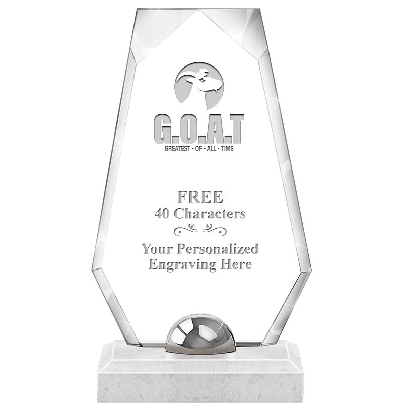 9.5" TURIN TRAPEZOID CRYSTAL