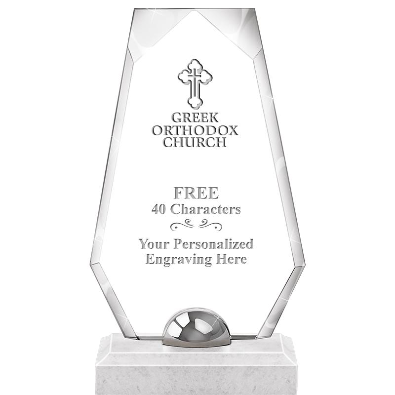 9.5" TURIN TRAPEZOID CRYSTAL