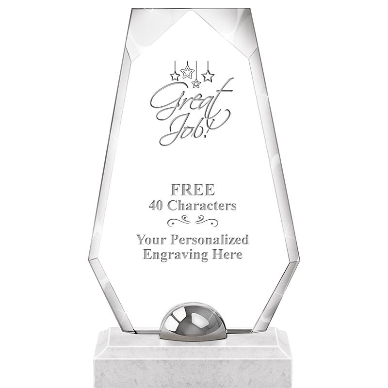 9.5" TURIN TRAPEZOID CRYSTAL