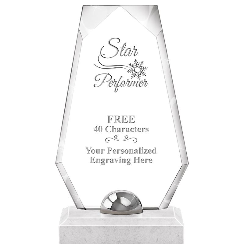 9.5" TURIN TRAPEZOID CRYSTAL