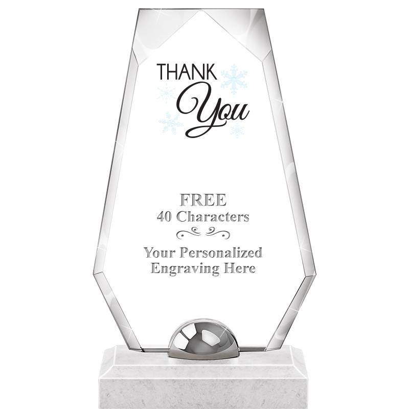 9.5" TURIN TRAPEZOID CRYSTAL