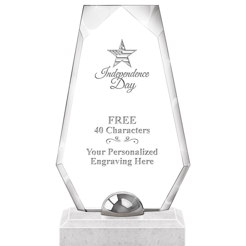 9.5" TURIN TRAPEZOID CRYSTAL