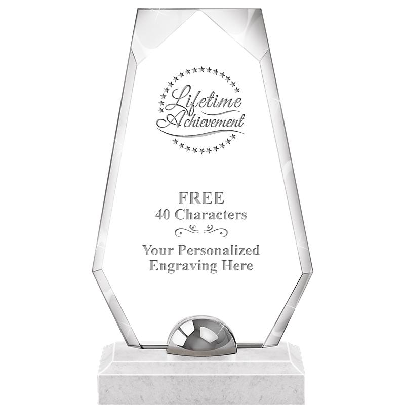 9.5" TURIN TRAPEZOID CRYSTAL