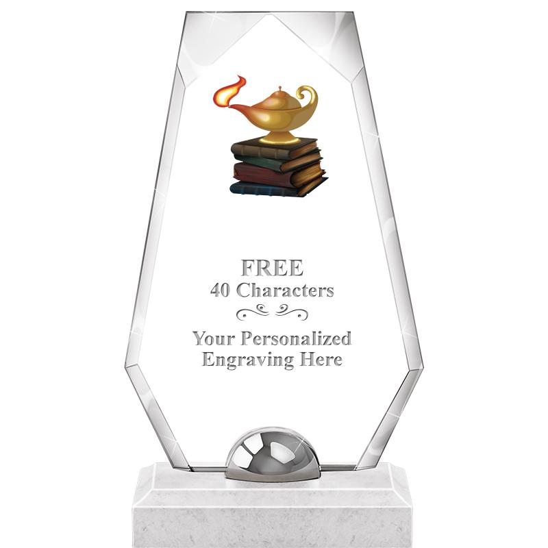 9.5" TURIN TRAPEZOID CRYSTAL