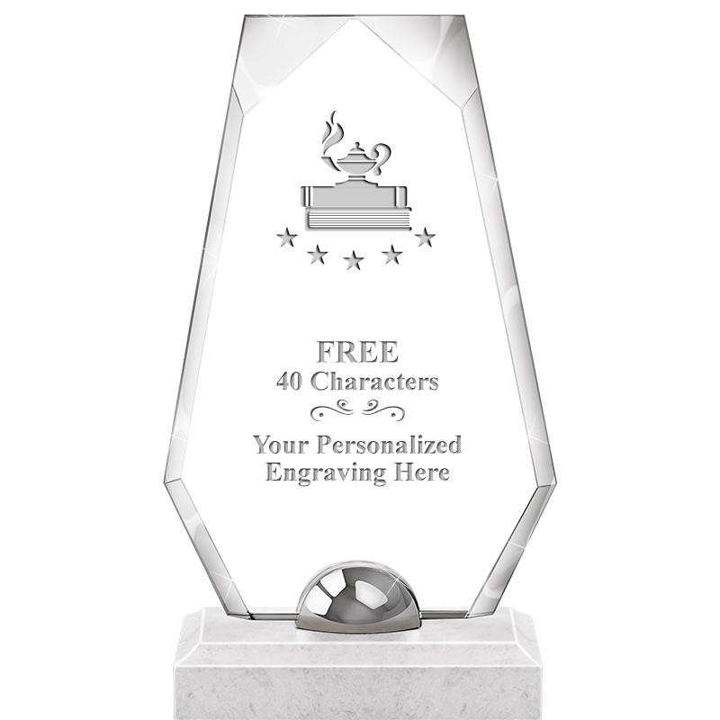 9.5" TURIN TRAPEZOID CRYSTAL