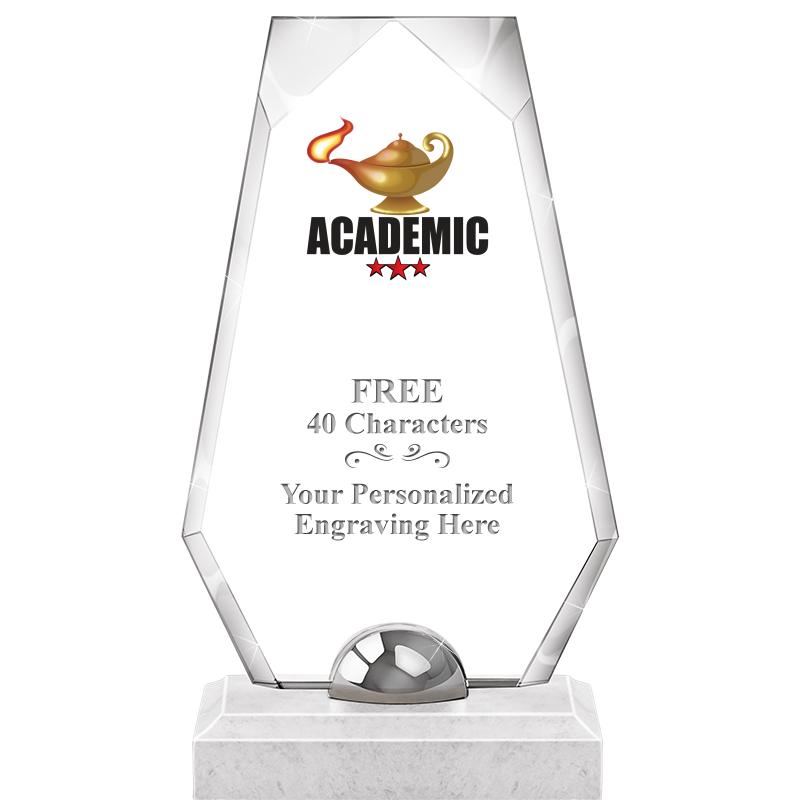 9.5" TURIN TRAPEZOID CRYSTAL