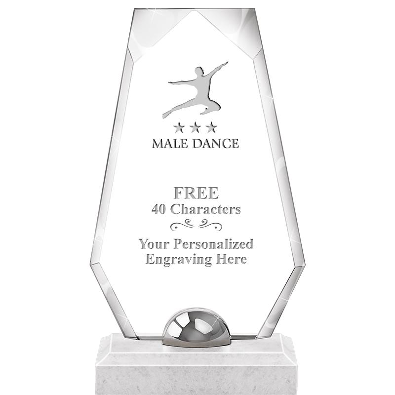 9.5" TURIN TRAPEZOID CRYSTAL