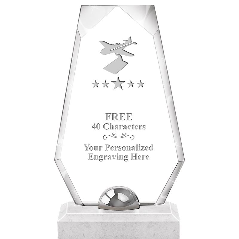 9.5" TURIN TRAPEZOID CRYSTAL