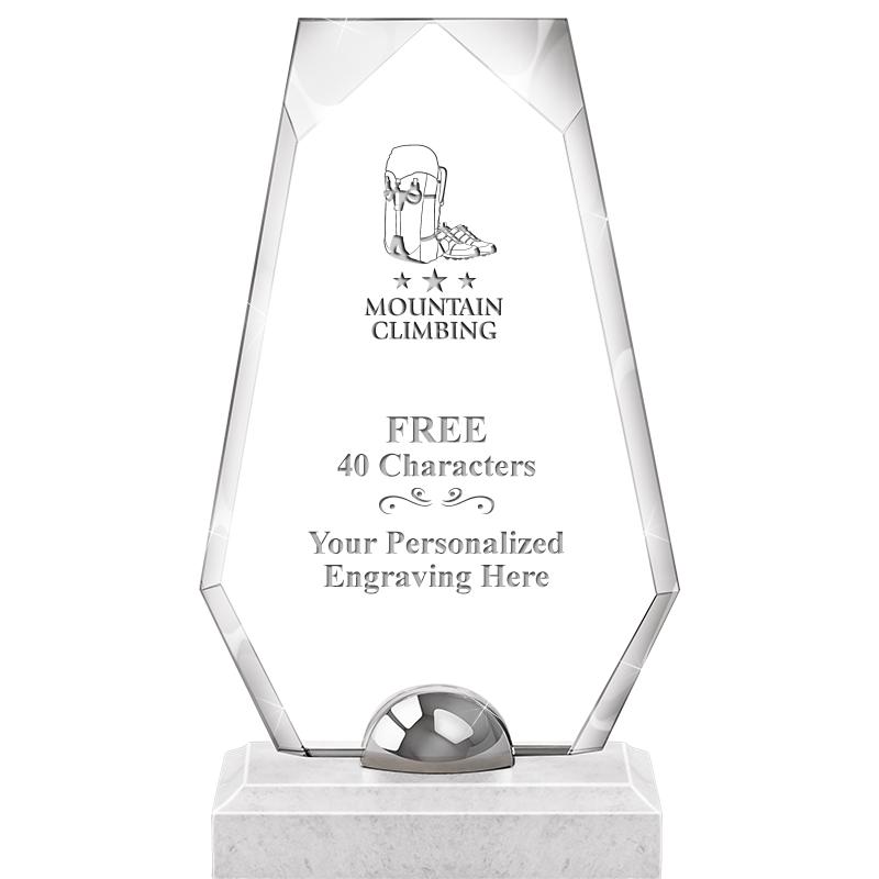 9.5" TURIN TRAPEZOID CRYSTAL