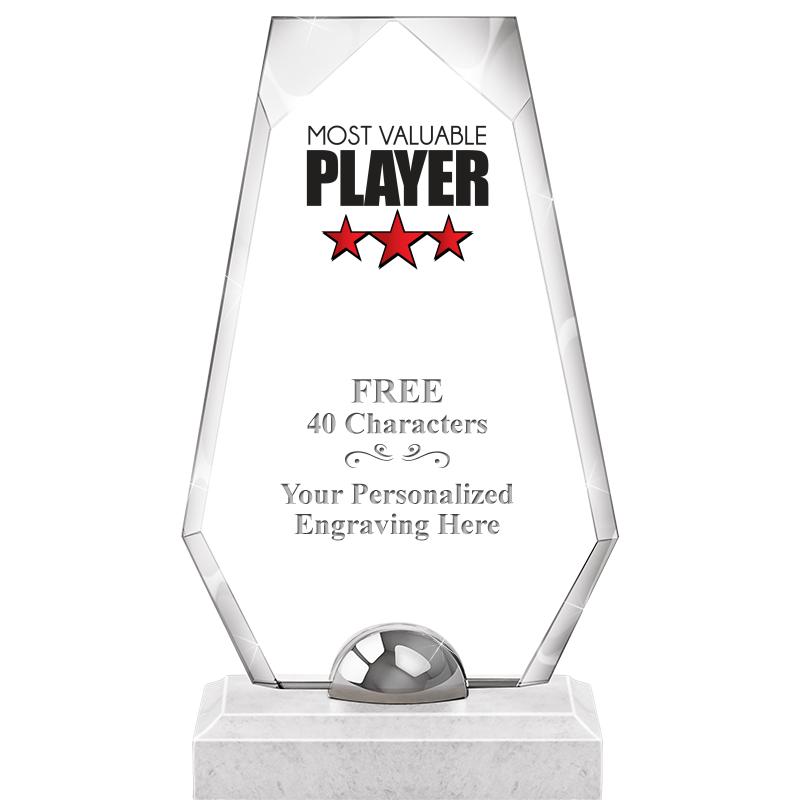 9.5" TURIN TRAPEZOID CRYSTAL