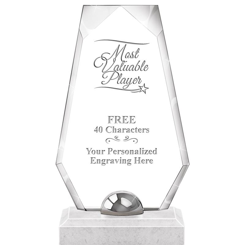 9.5" TURIN TRAPEZOID CRYSTAL