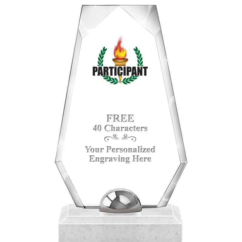 9.5" TURIN TRAPEZOID CRYSTAL