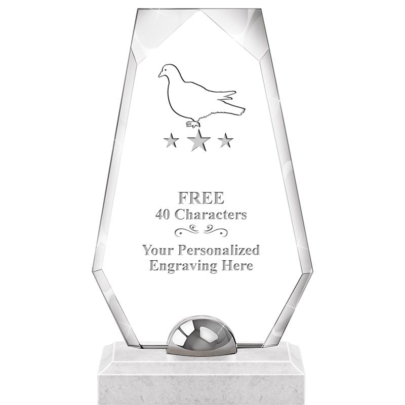 9.5" TURIN TRAPEZOID CRYSTAL