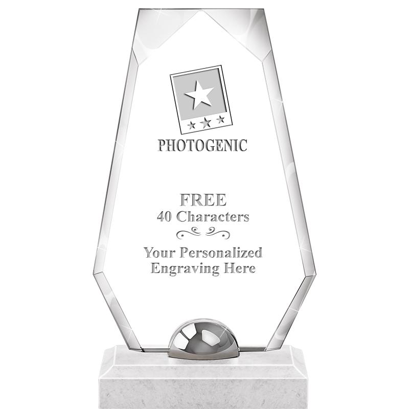 9.5" TURIN TRAPEZOID CRYSTAL