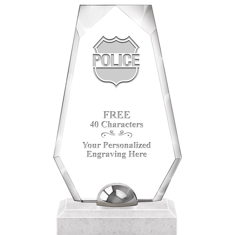 9.5" TURIN TRAPEZOID CRYSTAL