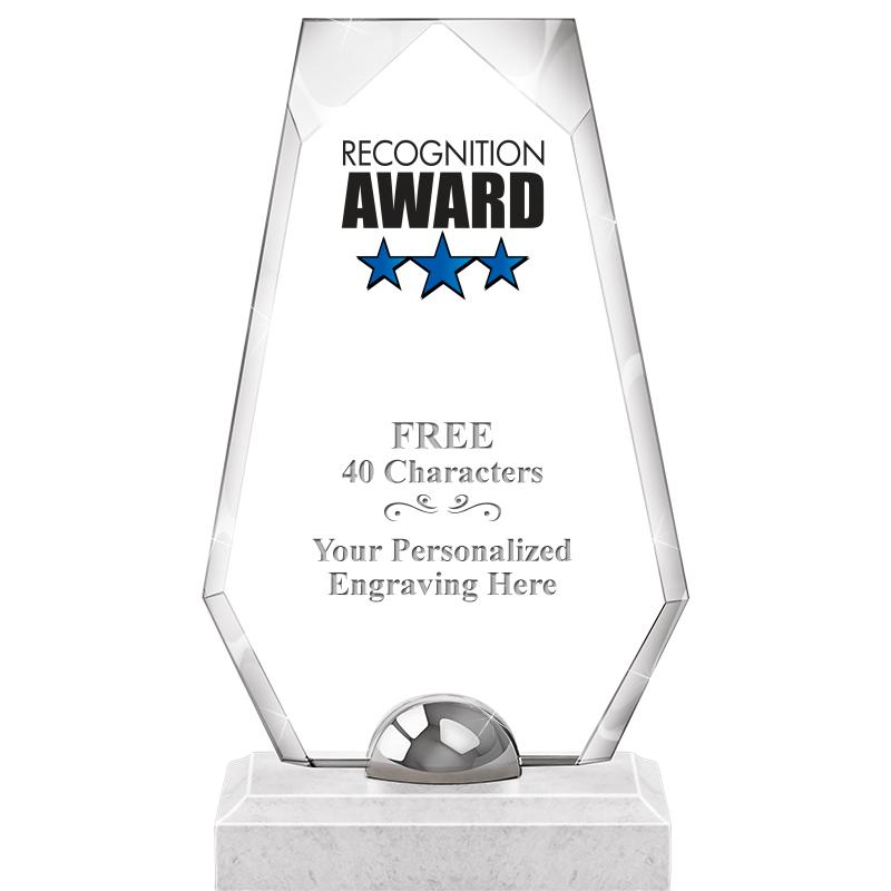 9.5" TURIN TRAPEZOID CRYSTAL