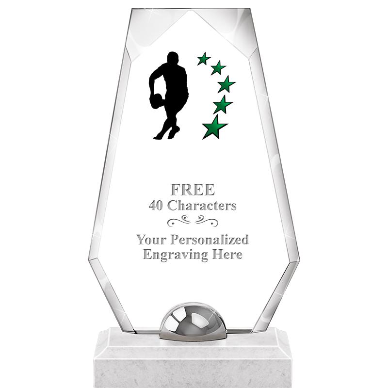 9.5" TURIN TRAPEZOID CRYSTAL