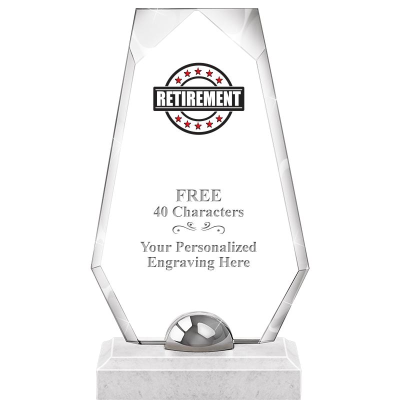 9.5" TURIN TRAPEZOID CRYSTAL